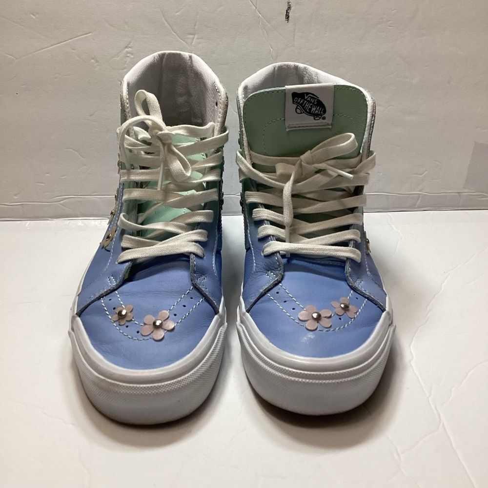 Vans Women's/ unisex Blue High-Top Sneakers collab with sandy Liang  size 11